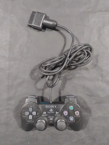Controle PlayStation 2 original preto