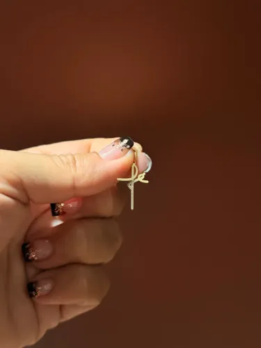 Pingente fé de ouro 18k