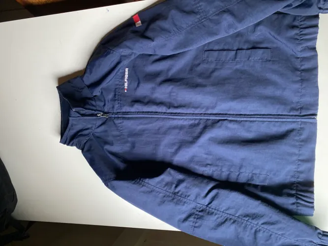 Jaqueta Tommy Hilfiger Original Juvenil 12-14 Azul Marinho