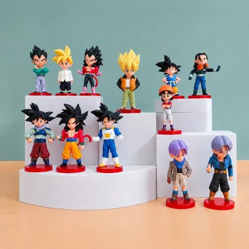 KIT 12 BONECOS DRAGON BALL