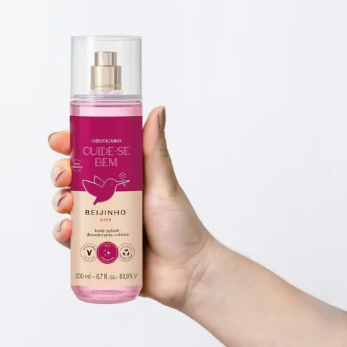 Body Splash Beijinho O Boticário 200 ml
