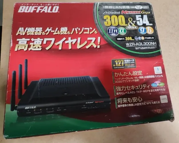 Roteador e repetidor wifi Buffalo WZR-AGL300NH leia o anúncio