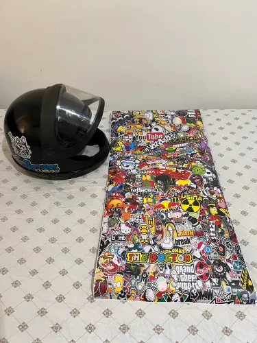 Capacete Pro tork (?modelo San Marino)