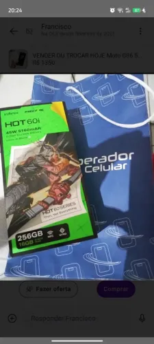 Infinix hot60i 16Gb/256gb
