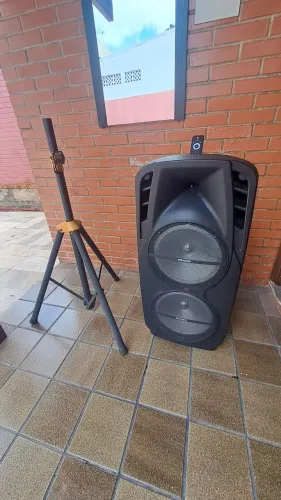 Caixa de Som Amplificada Frahm 1800w (+) Tripé
