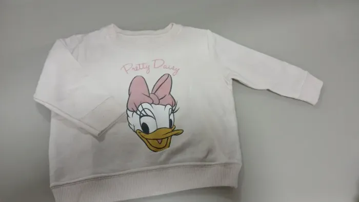 Blusa de frio moletom menina Margarida Disney