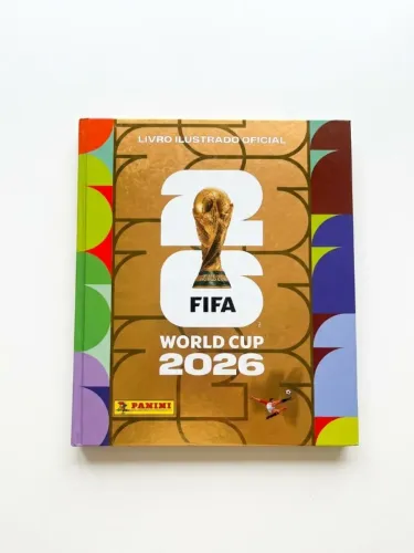 Álbum Copa 2026 Panini Capa Dura Dourado - 100% Completo (Impecável)