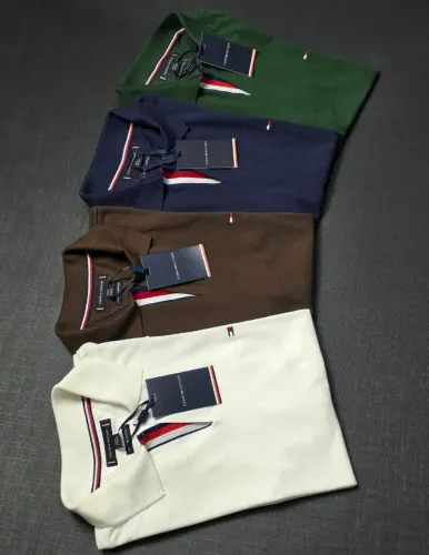 Camisa Polo gola italiana TH várias cores 