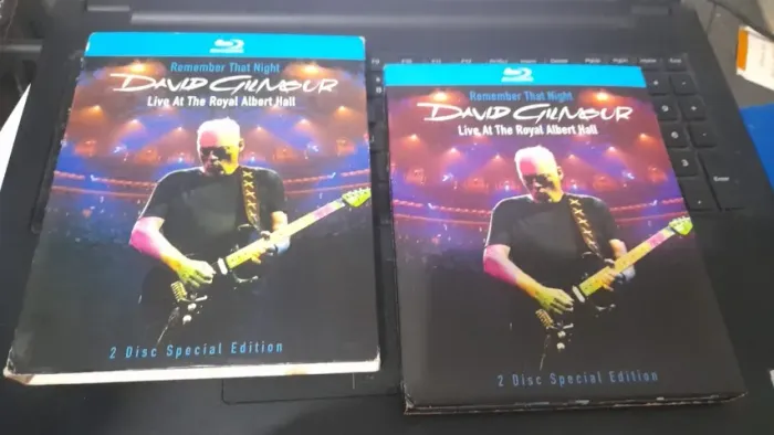 Bluray David Gilmour - Remember That Night-Live - importado - duplo