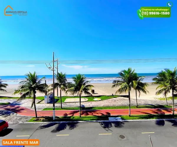 Apartamento Frente mar com elevador