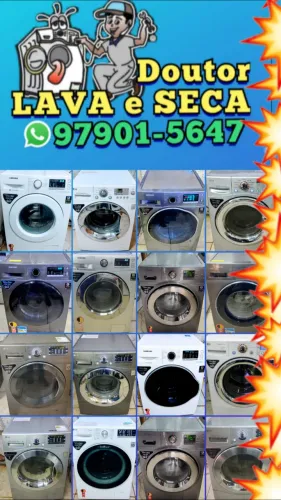 LAVA E SECA na PROMOÇÃO! ENTREGA GRÁTIS! Garantia! Tudo Funcionando 