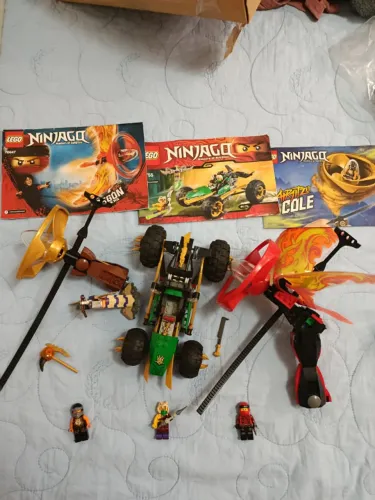 Kit 3 Sets Originais Ninjago Sets 70647/70755/70741 Kai, Cole