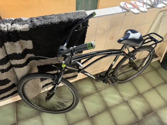 Bicicleta caiçara aro 26 revisada com nota