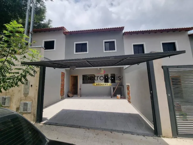 Sobrado para alugar, 64 m² por R$ 3.100,00/mês - Vila Gilda - Santo André/SP