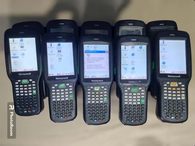 10 Coletores Honeywell Dolphin 6500 + Carregadores e Acessórios