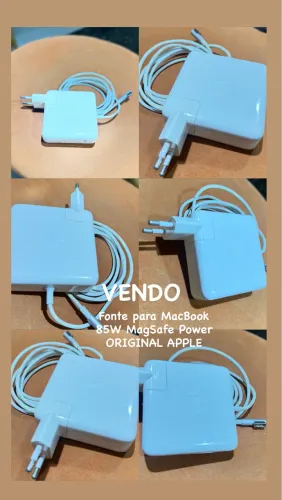 Fonte para MacBook origina Apple 85W MagSafe Power