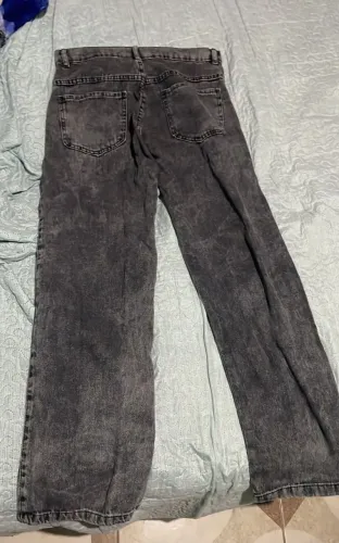 Calça boca larga