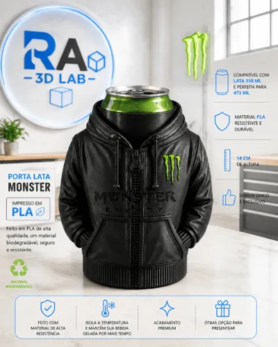 Porta lata Monster