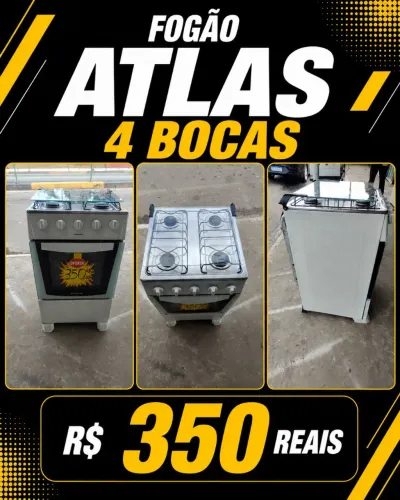FOGÃO ATLAS 4 BOCAS 