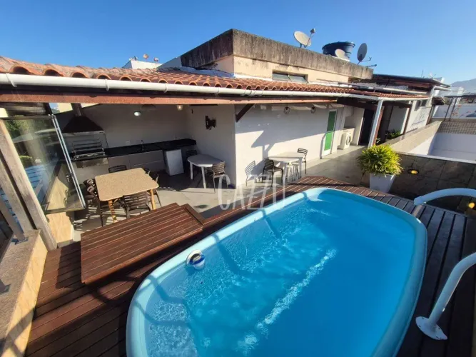 Cobertura Duplex 6 Quartos 3 Suítes com Piscina | Gleba A Recreio | 3 Vagas