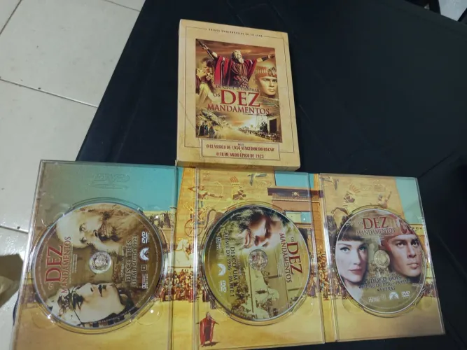 Box DVD Os Dez Mandamentos - Edição Especial 50 Anos (3 Discos)