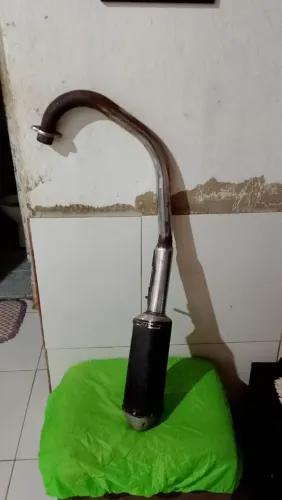 Escapamento adaptada para fan 125 2012