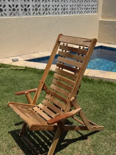 Cadeira de praia ( madeira )