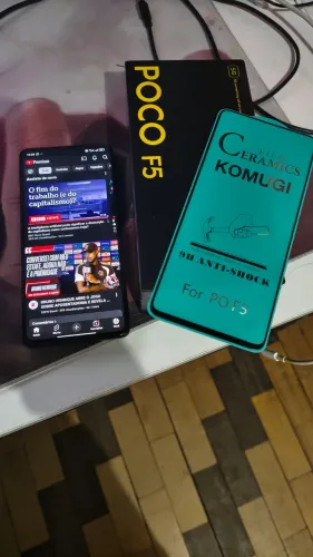 Celular Xiaomi POCO F5. Aceito cartão.