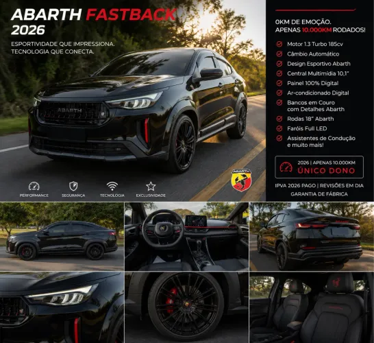 Fiat Fastback Abarth Turbo Flex 1.3 Aut. 2026