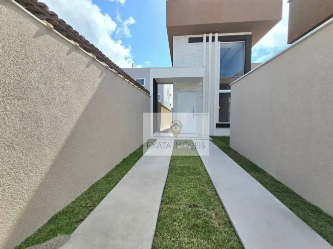 Casa 3 quartos com quintal, Jardim Mariléa - Rio das Ostras/RJ