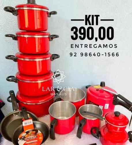 KIT COMPLETO. ENTREGA GRATIS PRA MAIORIA DOS BAIRROS