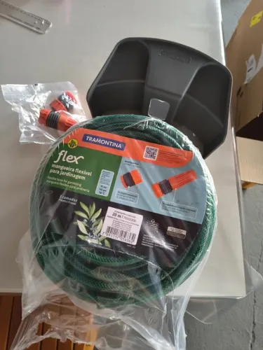 Mangueira Tramontina 25m para Jardim com Suporte