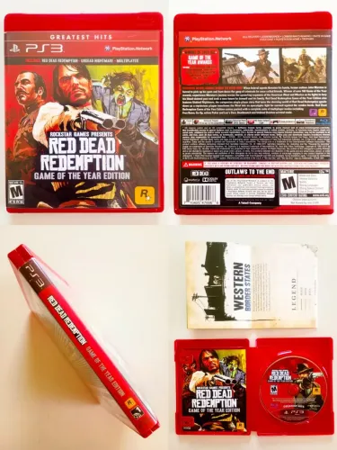 Jogos ps3 original - Red Dead Redemption Game of the year edition - FAÇO OLX PAY !