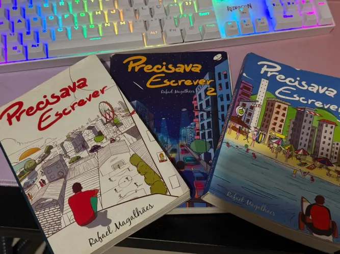 Kit 3 livros Precisa Escrever | Desapego