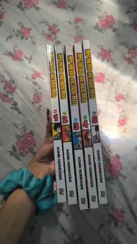 Manga Boku no hero 1 ao 5, novos