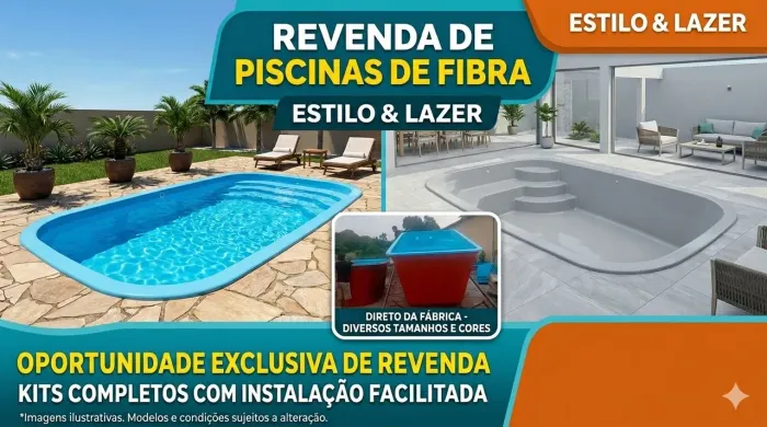 Piscina um lazer para sua família