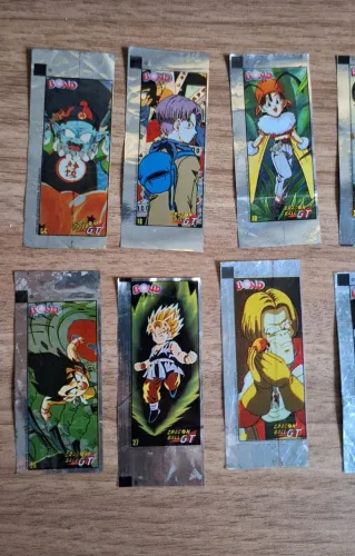 15 Figurinhas Dragon Ball GT Bond chicle