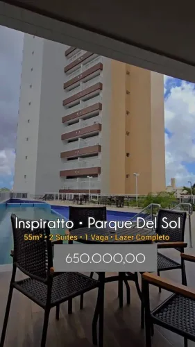 APARTAMENTO PARQUE DEL SOL 13 ,14 E 15 ANDAR DISPONIVEL REF: 4672