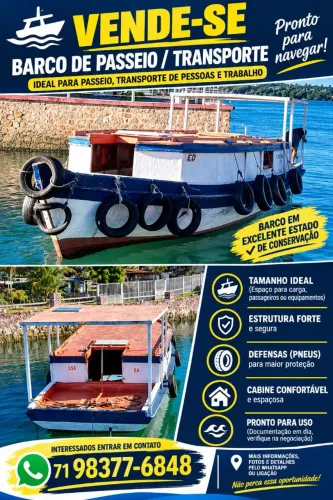 VENDE-SE barco