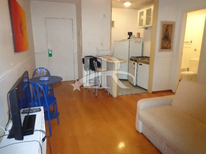LR Flats Apartamento e Studio - Flat mobiliado de 35m² para alugar em Moema, confira!
