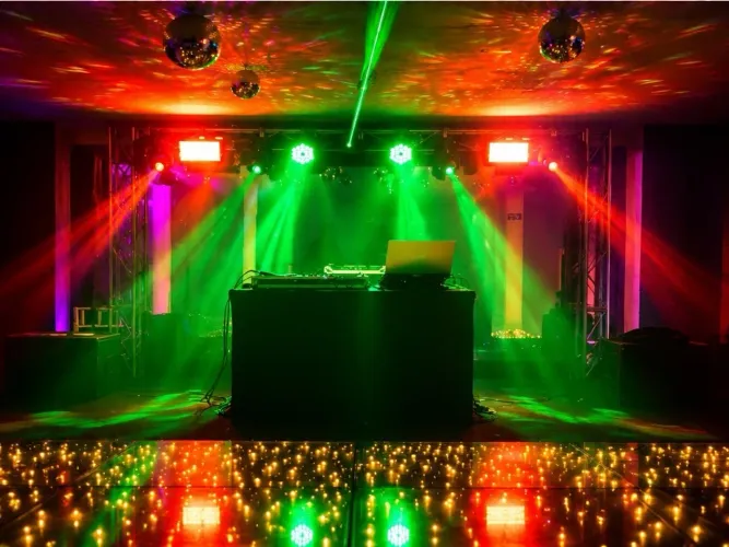 DJ Som Iluminação e Efeitos