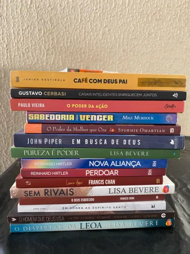 Kit 15 livros ? Cristãos, desenvolvimento pessoal e finanças