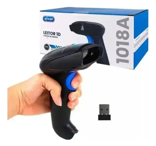 Leitor De Código De Barras 1d Sem Fio Laser Ultra Rápido