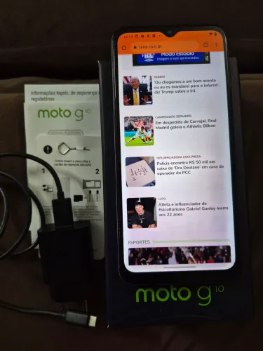 Moto G10 64GB usado+ Carregador Original Motorola | Funcionando