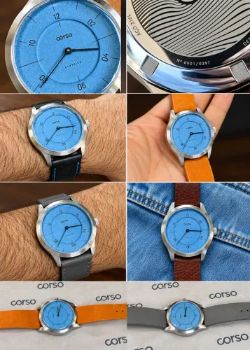 Relógio Corso Clássico Azul nº 001 de 297