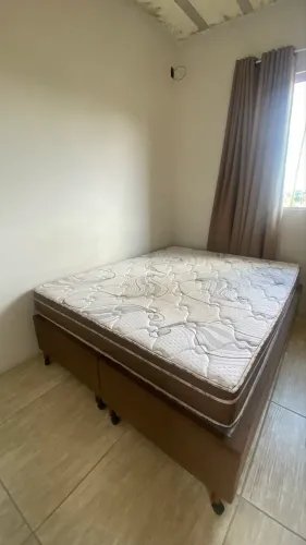 Cama colchão D33 + box bipartido 