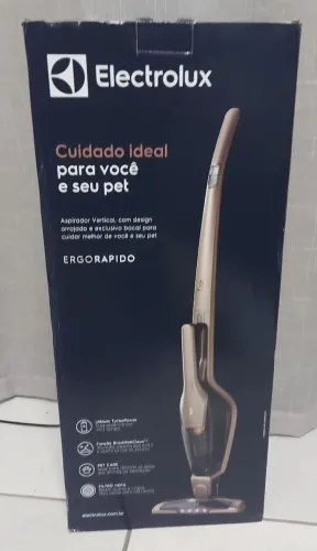 vendo aspirador electrolux vertical ergorapido ERG26 novo lacrado não aceito trocas 