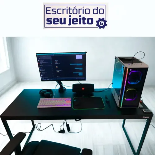Mesa de Escritório Reforçada 1,5m NOVA Multiuso Birô Industrial Computador Notebook Estudo