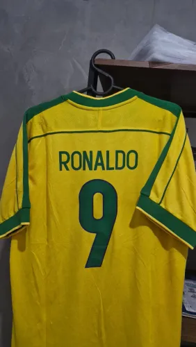 Camisa Brasil - Copa 1998 - Home - Tamanho 2GG