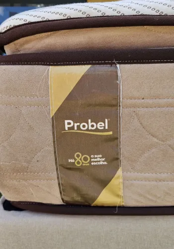 Cama Queen PROBEL SEMINOVA TOP COM COLCHÃO - Entrego! 